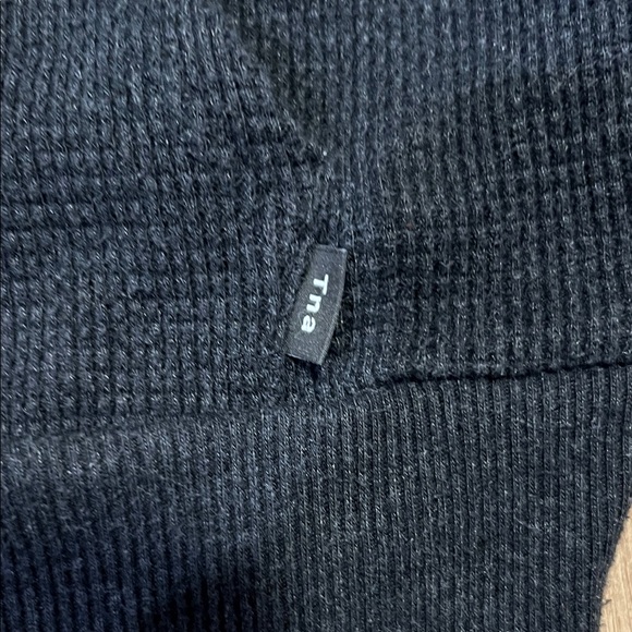 TNA Waffle Crop Black Zip-Up Hoodie - Picture 4 of 16